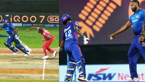 And He Was Warning Dhawan In The Previous Match: Twitterati Reacts As Kieron Pollard Seen Running Even Before Mohammed Shami Releases The Ball