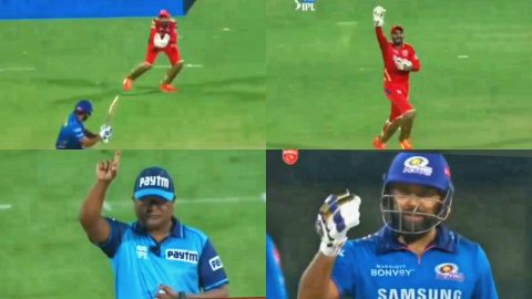 “Gaali Diya Naa?” – Twitterati Reacts Humorously As Rohit Sharma Slammed On-Field Umpire After His Wrong Decision Against Him