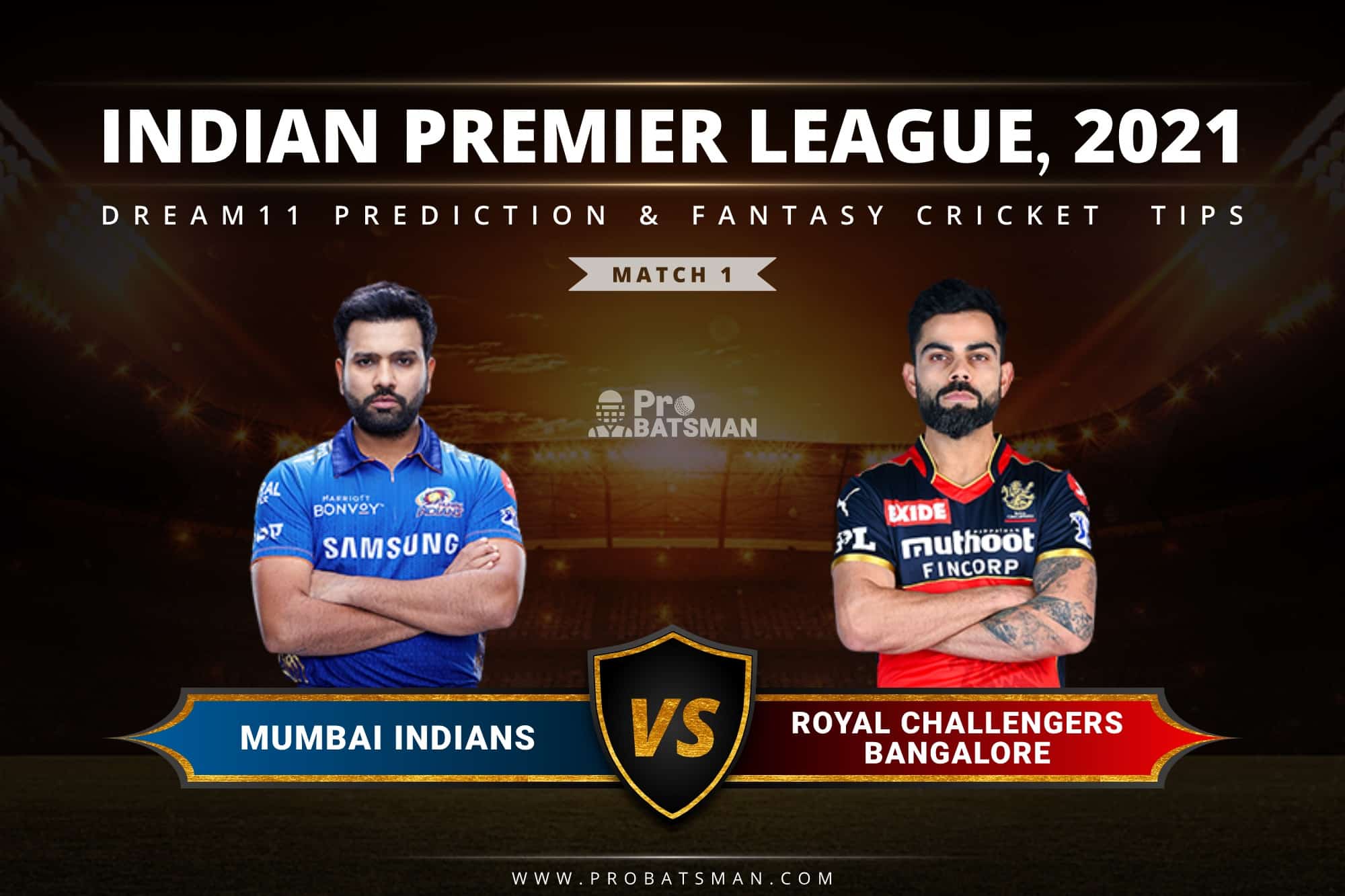 MI vs RCB Dream11 Prediction: Fantasy Cricket Tips, Playing XI, Pitch Report, Stats, Match & Injury Updates, Indian Premier League (IPL) 2021