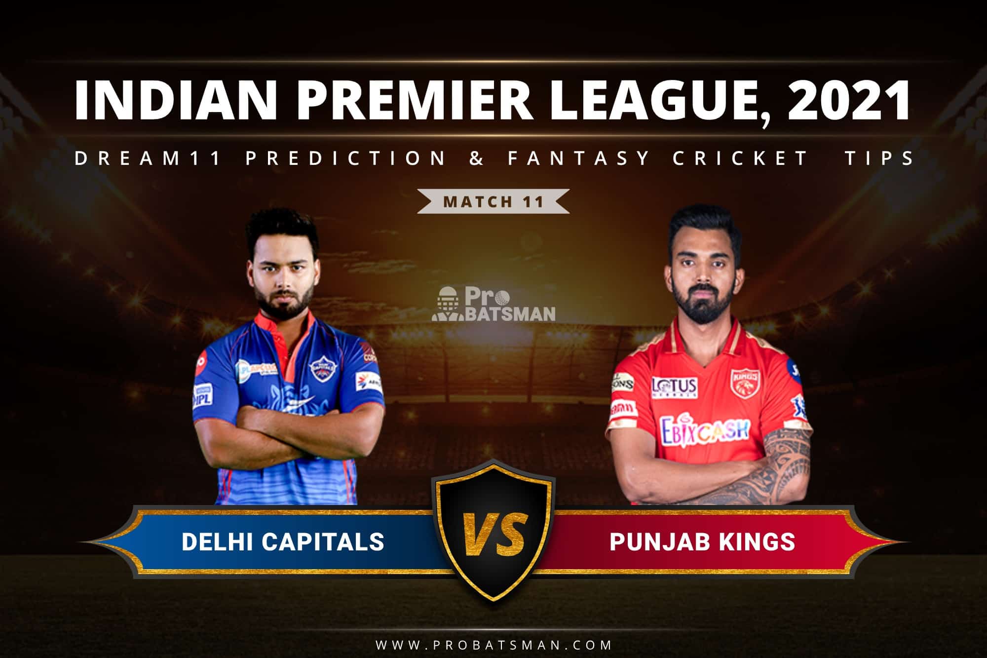 DC vs PBKS Dream11 Prediction: Fantasy Cricket Tips, Playing XI, Pitch Report, Stats & Injury Updates of Match 11, IPL 2021