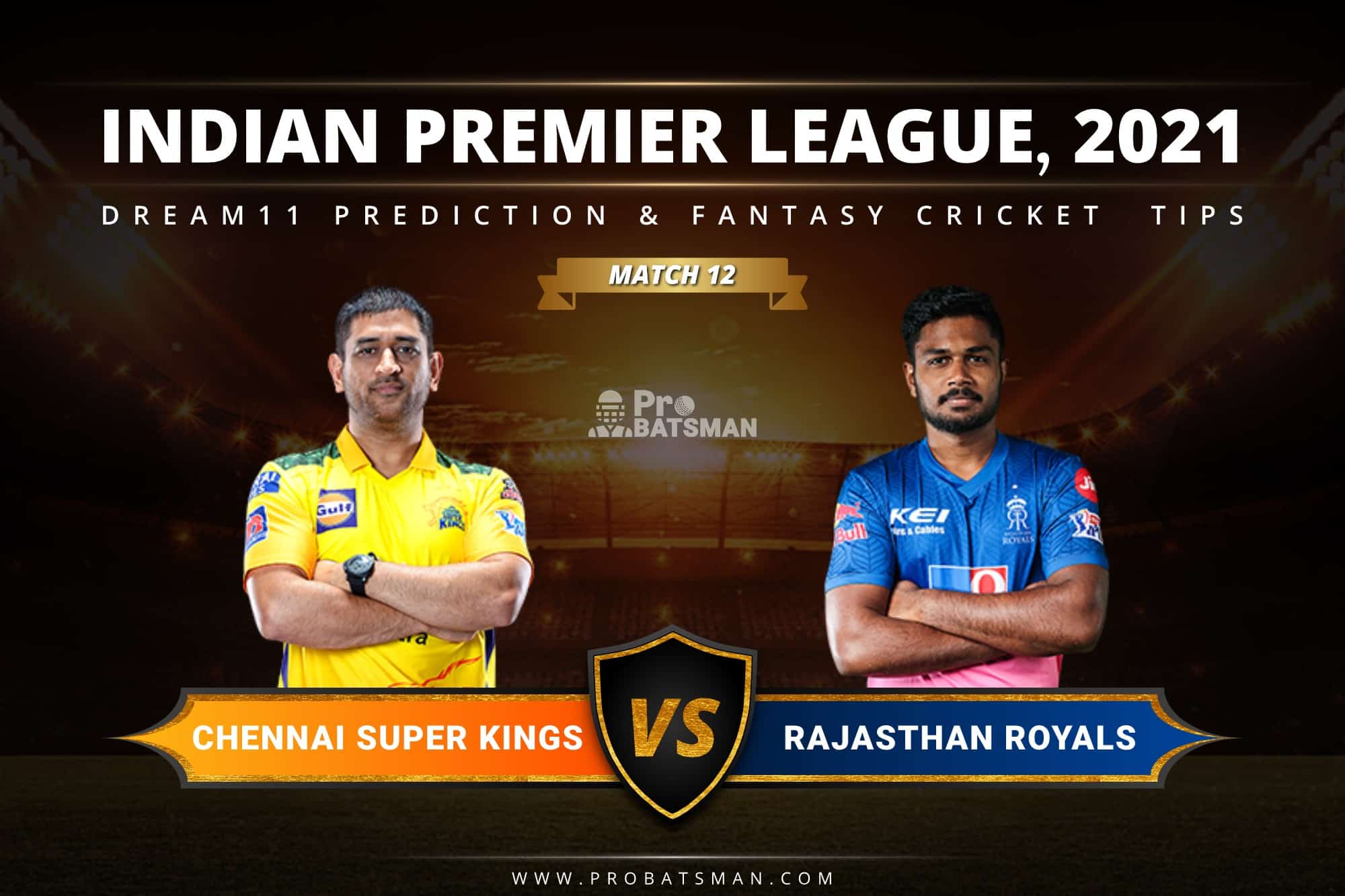 CSK vs RR Dream11 Prediction: Fantasy Cricket Tips, Playing XI, Pitch Report, Stats & Injury Updates of Match 12, IPL 2021