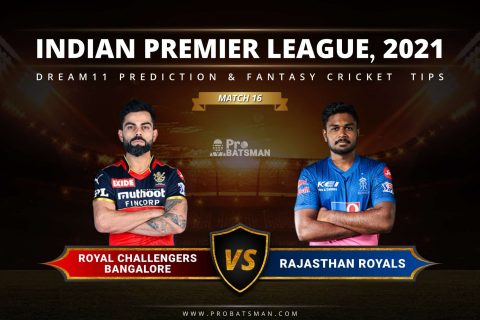 RCB vs RR Dream11 Prediction: Fantasy Cricket Tips, Playing XI, Pitch Report, Stats & Injury Updates of Match 16, IPL 2021