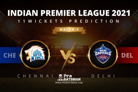 CHE vs DEL 11Wickets Prediction: Fantasy Cricket Tips, Playing XI, Pitch Report, Stats, Match & Injury Updates, Indian Premier League (IPL) 2021, Match 2