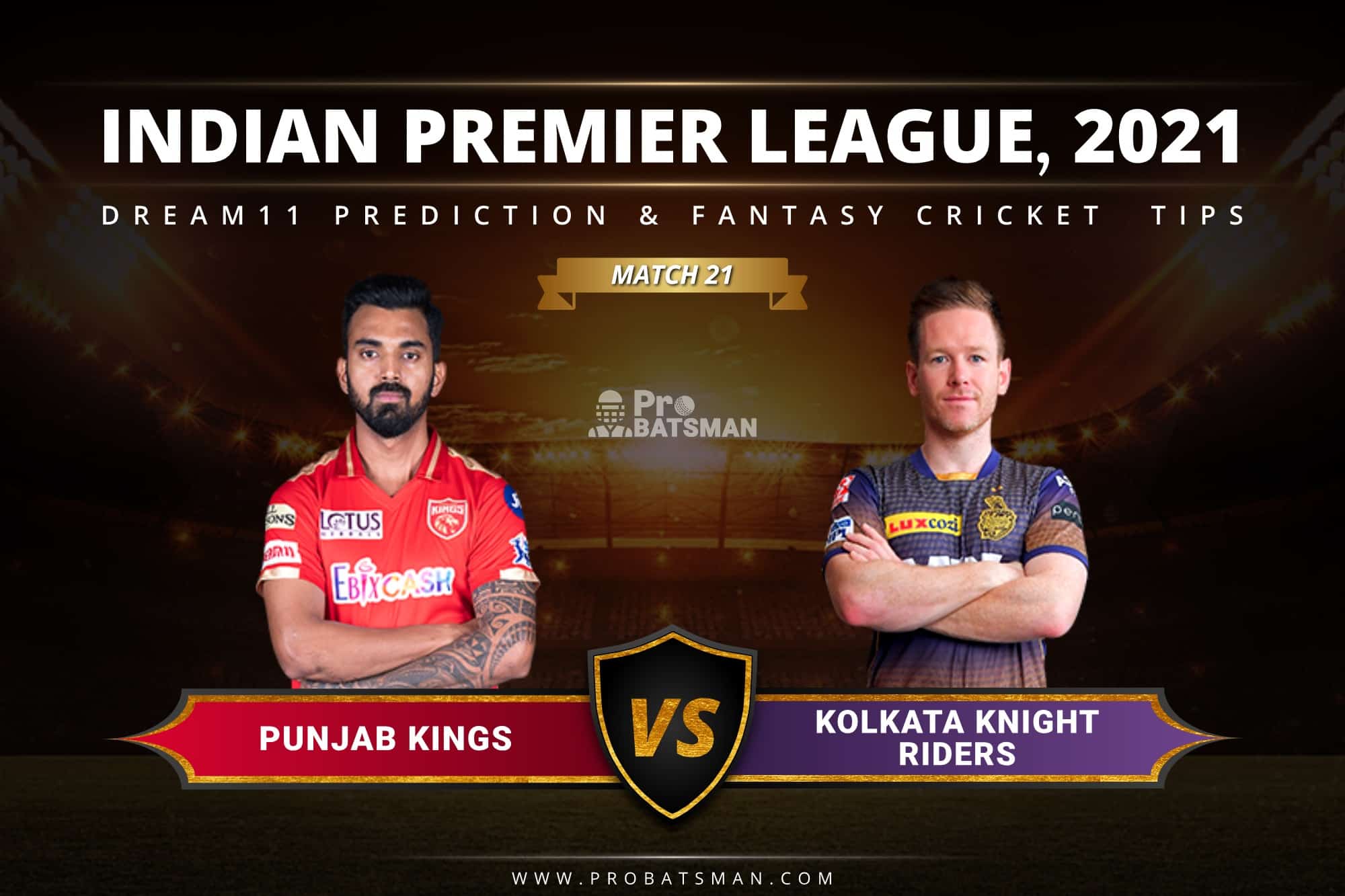 PBKS vs KKR Dream11 Prediction: Fantasy Cricket Tips, Playing XI, Pitch Report, Stats & Injury Updates of Match 21, IPL 2021