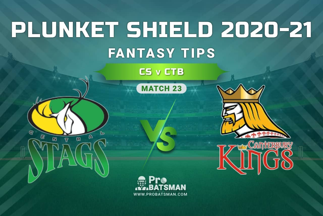 CS vs CTB Dream11 Prediction, Fantasy Cricket Tips: Playing XI, Weather, Pitch Report, Injury Update – Plunket Shield 2020-21, Match 23