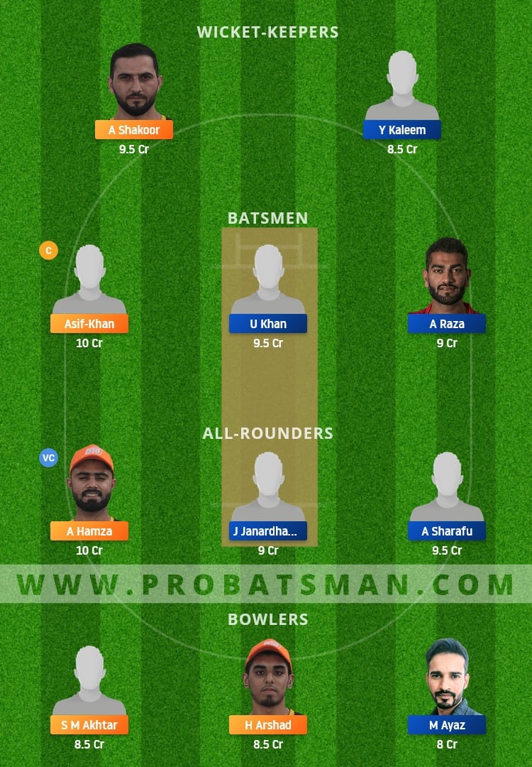 AJM vs FUJ Dream11 Fantasy Team Prediction