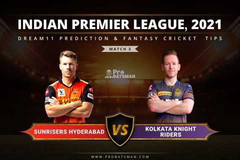 SRH vs KKR Dream11 Prediction: Fantasy Cricket Tips, Playing XI, Pitch Report, Stats, Match & Injury Updates, Indian Premier League (IPL) 2021, Match 3