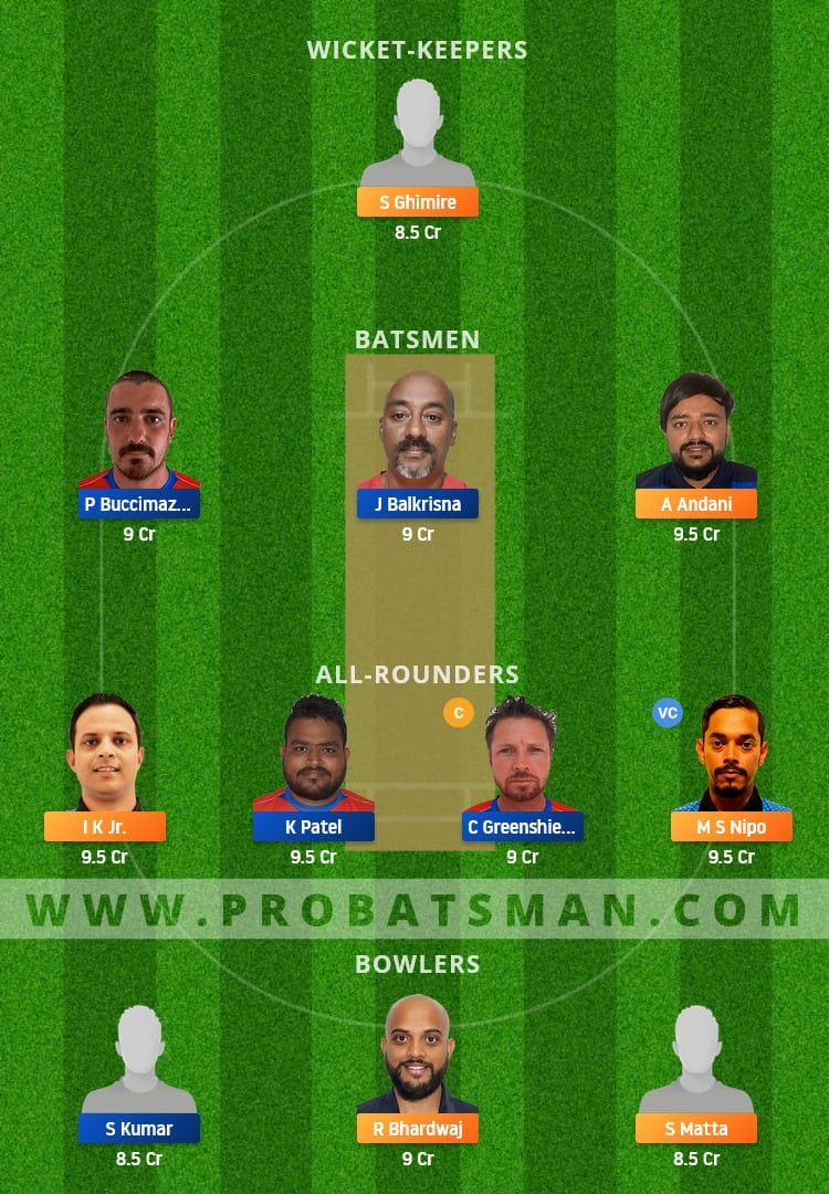 GOR vs OEI Dream11 Fantasy Team Prediction