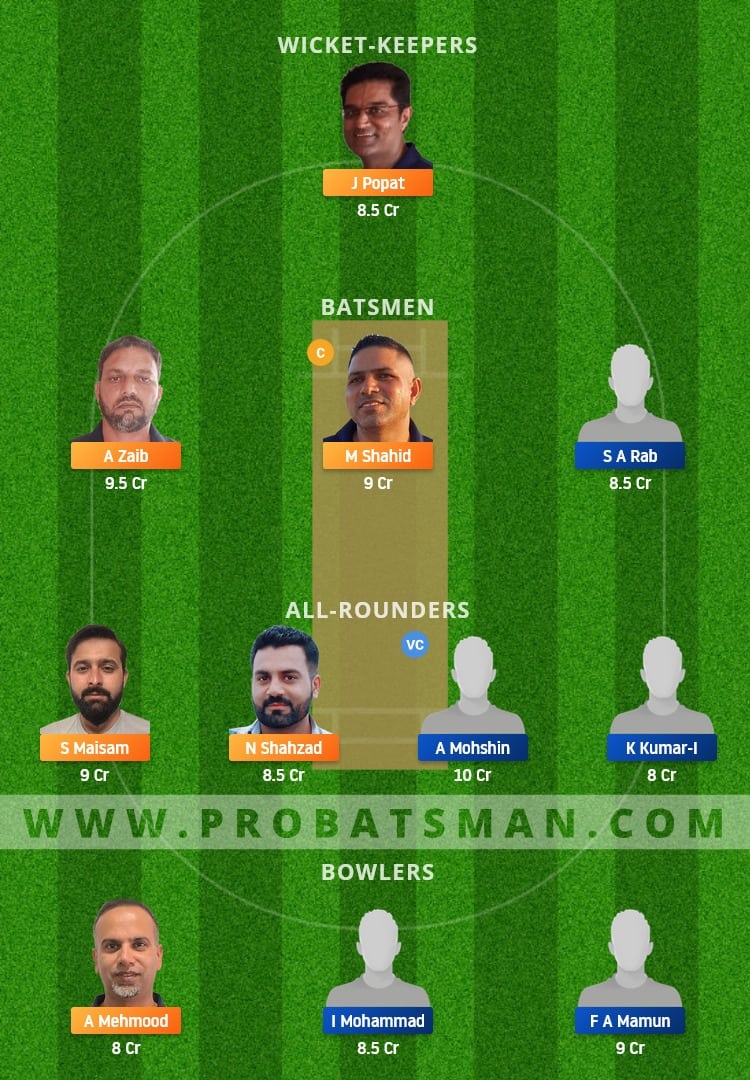 MAL vs MD Dream11 Fantasy Team Prediction