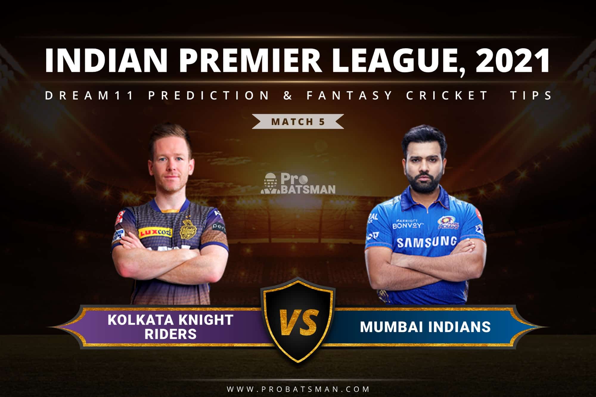 IPL 2021, Match 5 - KKR vs MI Dream11 Prediction: Fantasy Cricket Tips, Playing XI, Pitch Report, Stats, Match & Injury Updates