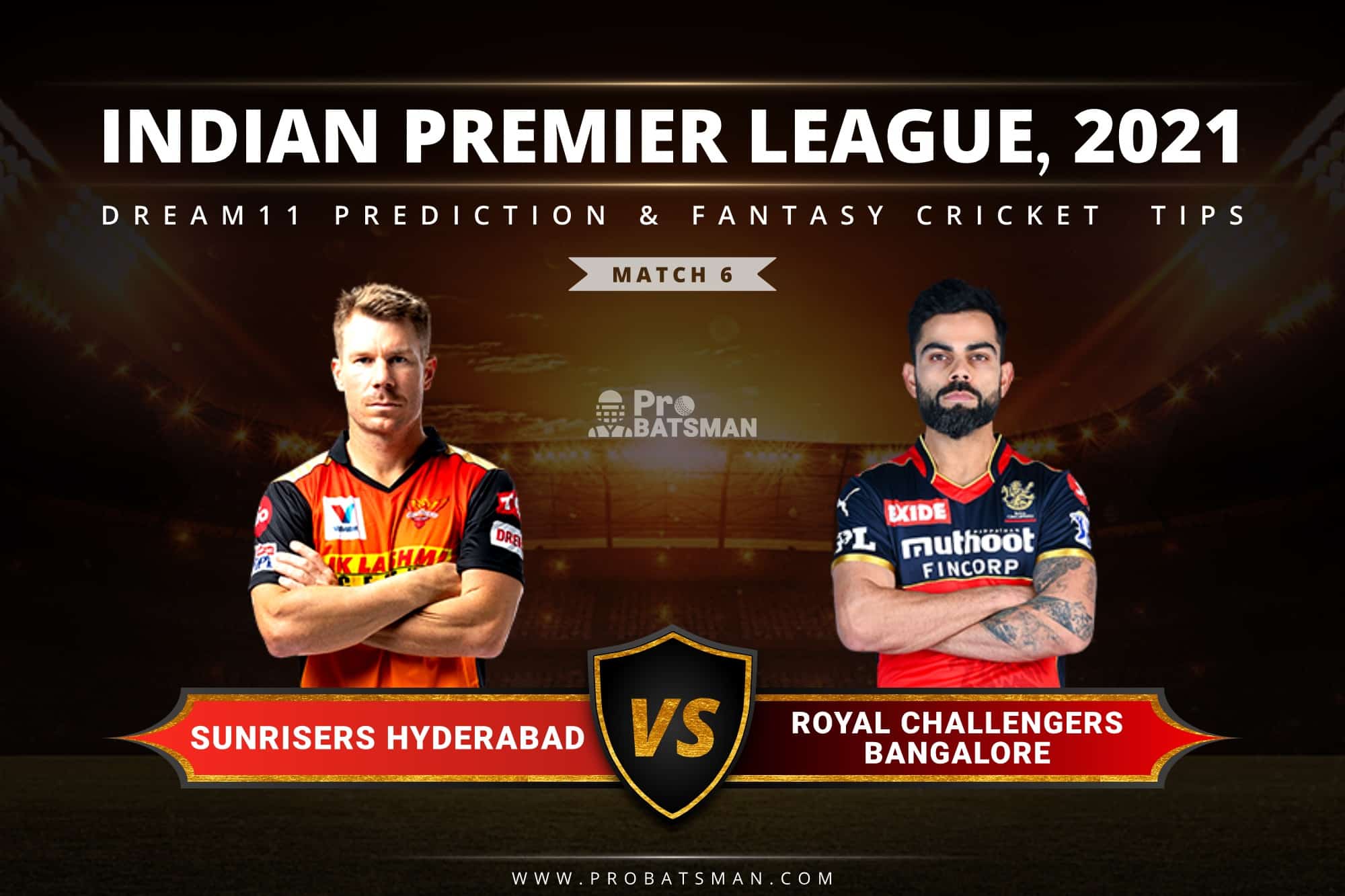 Srh rcb vs Full Scorecard