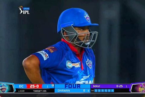 Watch: Prithvi Shaw Smashes 6 Fours In An Over In DC vs KKR - Match 25