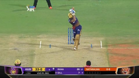 IPL 2021 Watch: Shubman Gill Hits Classy No-Look Six To Welcome T Natarajan