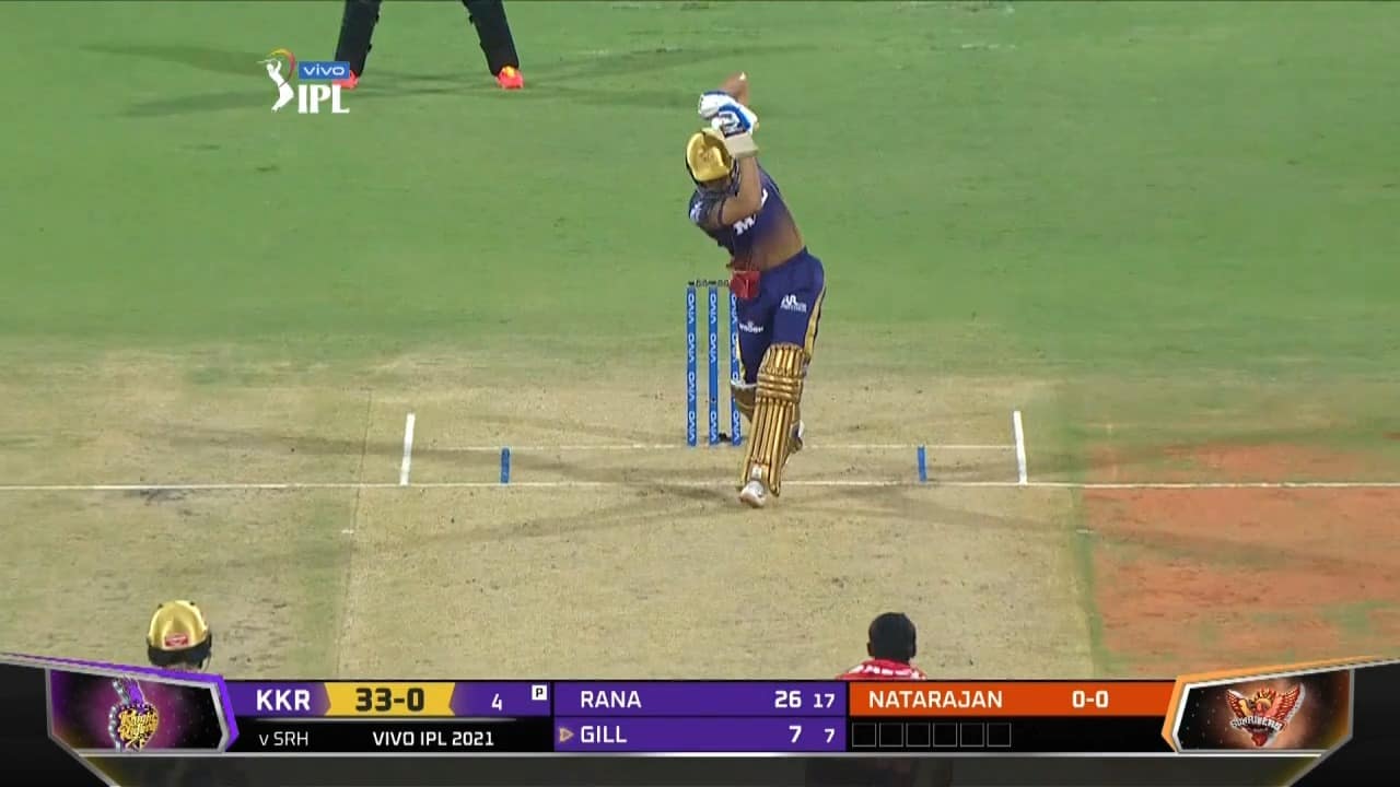 IPL 2021 Watch: Shubman Gill Hits Classy No-Look Six To Welcome T Natarajan