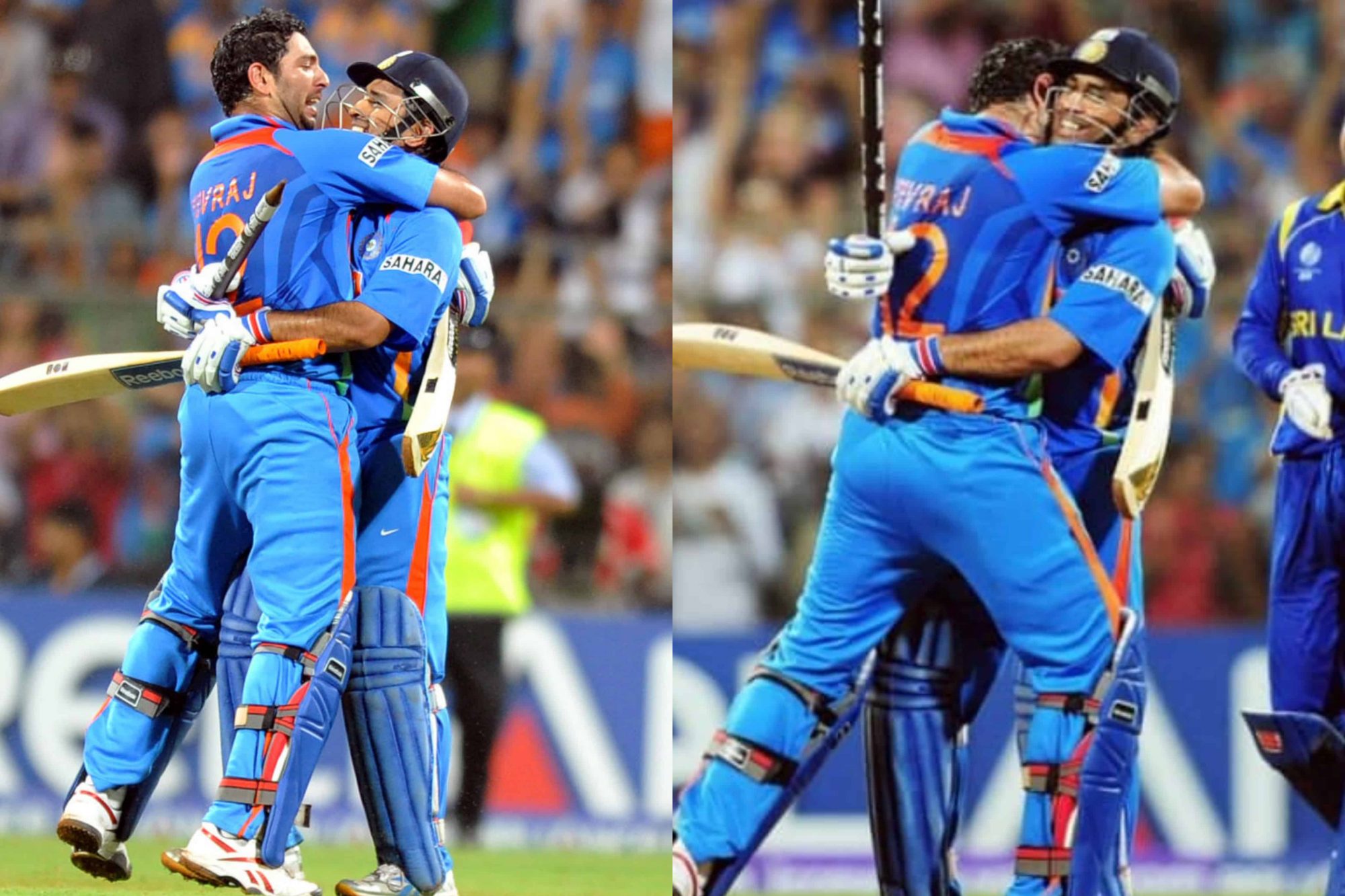 Yuvraj Singh and MS Dhoni 