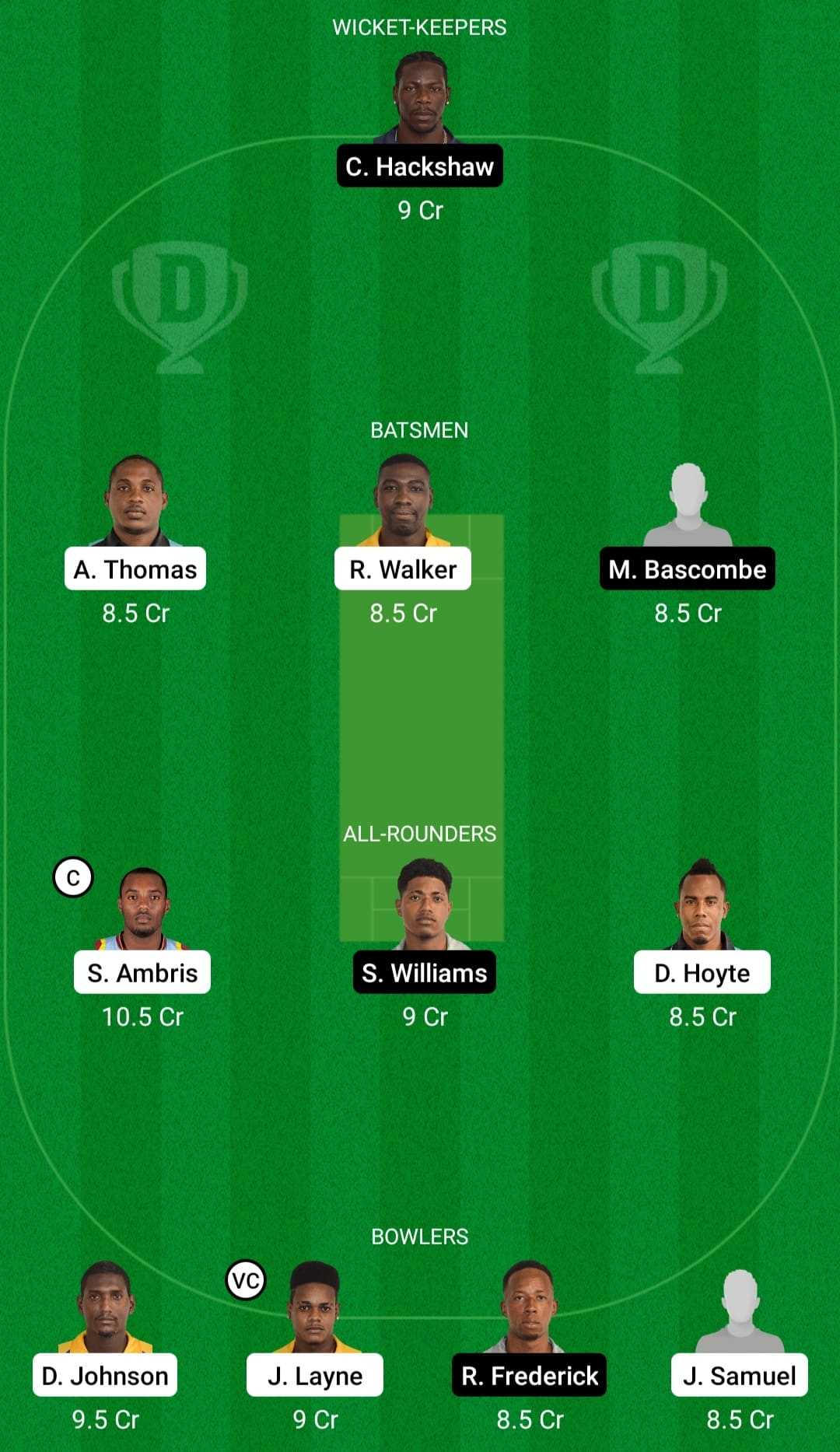 SPB vs FCS Dream11 Fantasy Team Prediction