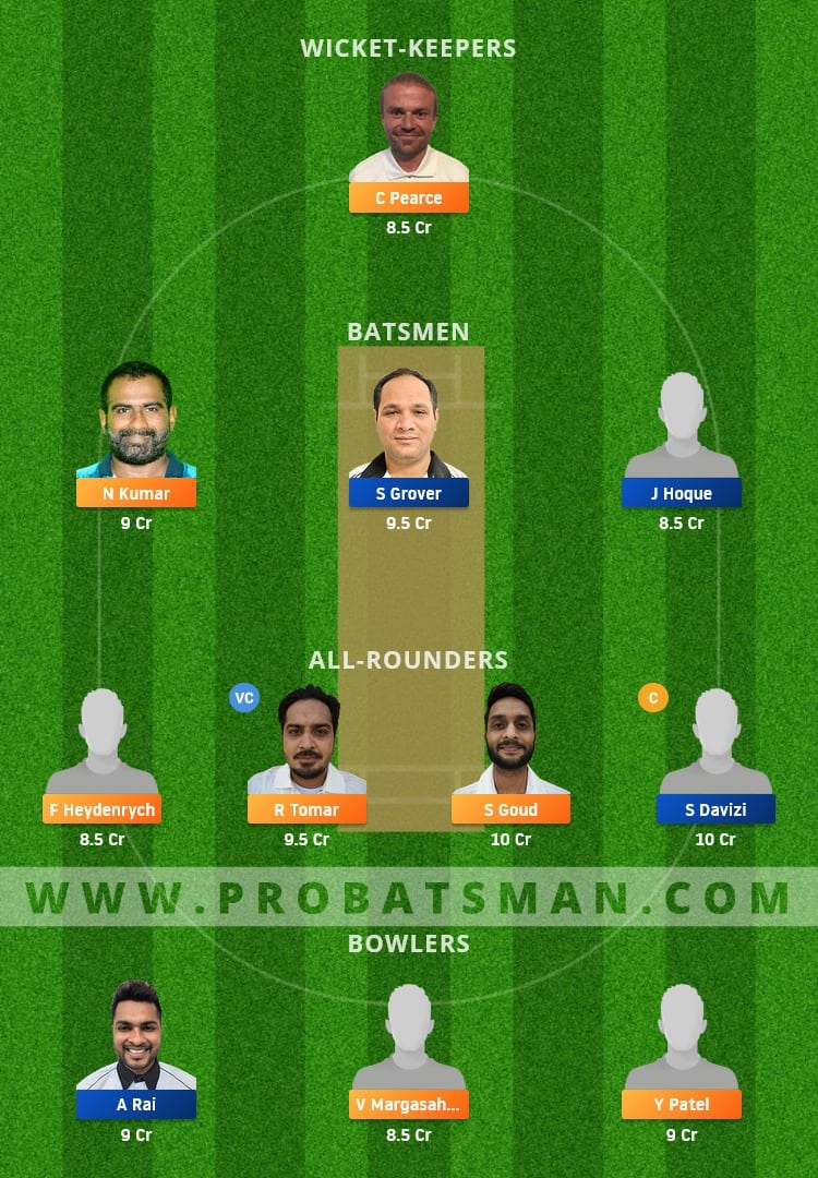 VCC vs PBV Dream11 Fantasy Team Prediction