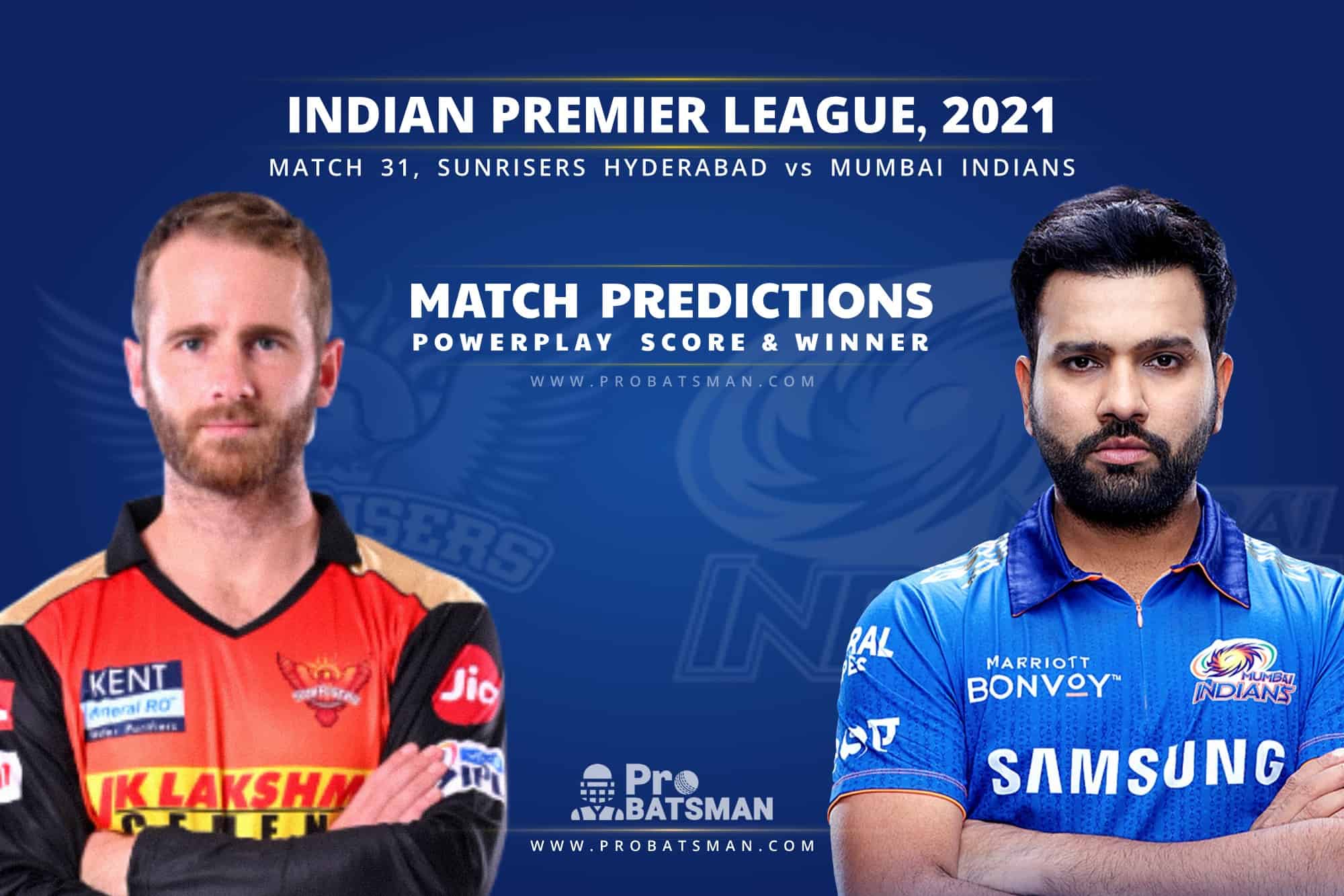 IPL 2021: SRH vs MI– Match 31, Match Prediction – Who Will Win Today’s Match?