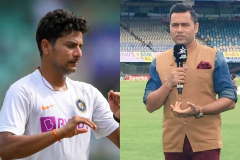 Kuldeep Yadav and Aakash Chopra