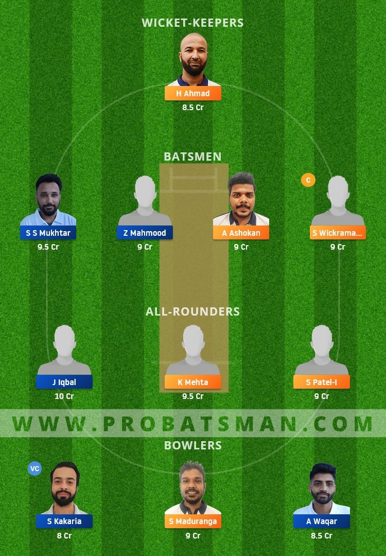 PCK vs BCC Dream11 Fantasy Team Prediction