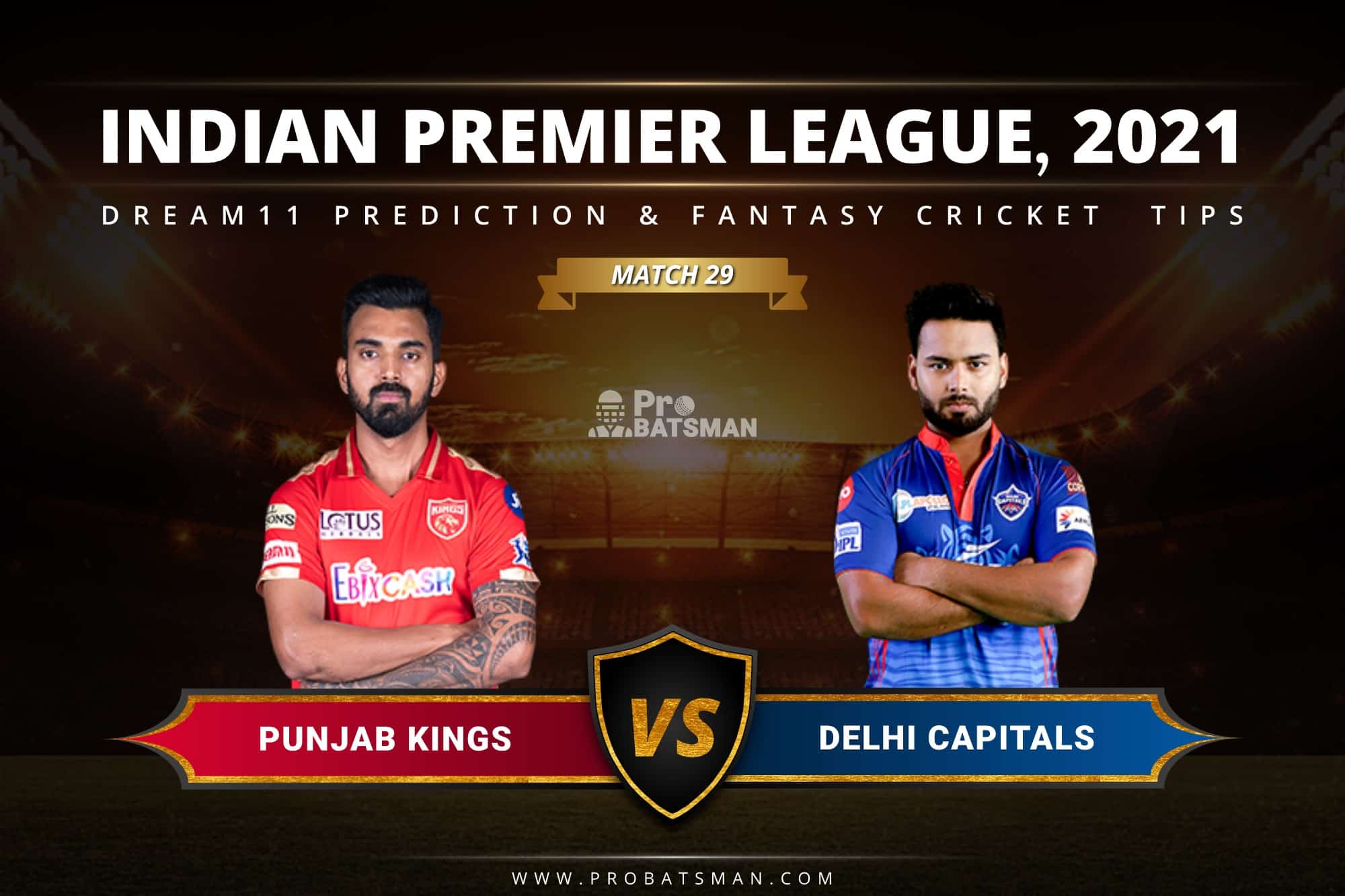PBKS vs DC Dream11 Prediction: Fantasy Cricket Tips, Playing XI, Pitch Report, Stats & Injury Updates of Match 29, IPL 2021