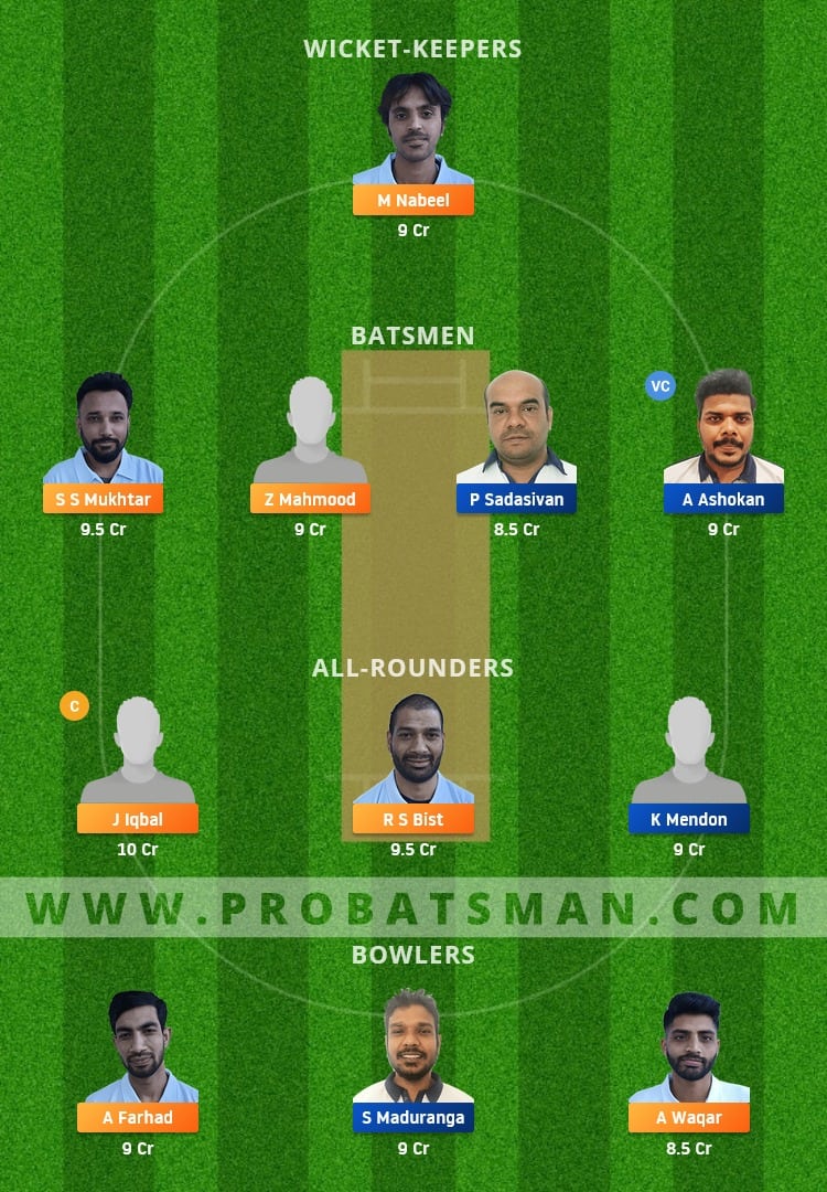 BCC vs PCK Dream11 Fantasy Team Prediction