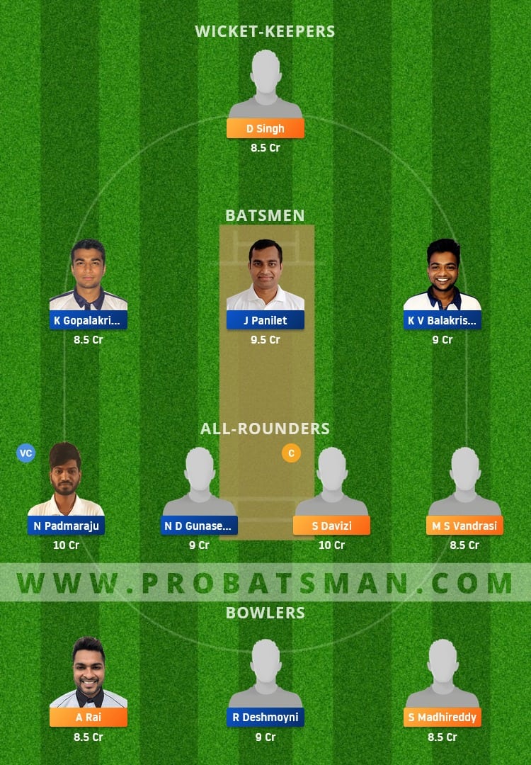 PBV vs PCR Dream11 Fantasy Team Prediction