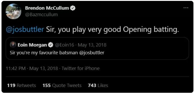 Eoin Morgan, Jos Buttler, And Brendon McCullum In Big Trouble After Their Old Tweets Resurfaced On Internet Eoin Morgan, Jos Buttler, And Brendon McCullum In Big Trouble After Their Old Tweets Resurfaced On Internet