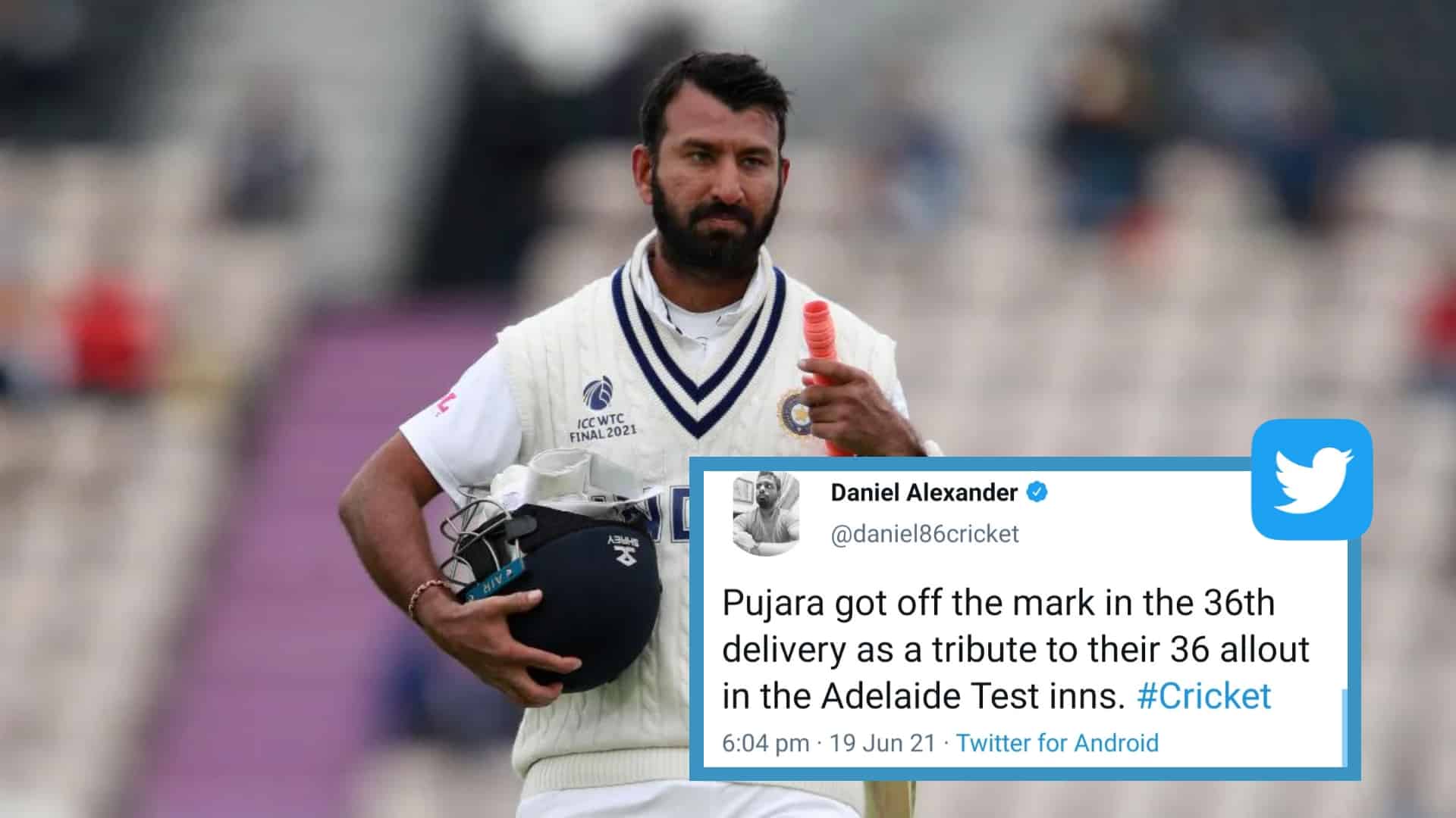 Indian Fans Slam Sri Lankan Fan For Mocking Cheteshwar Pujara During The 2021 WTC Final