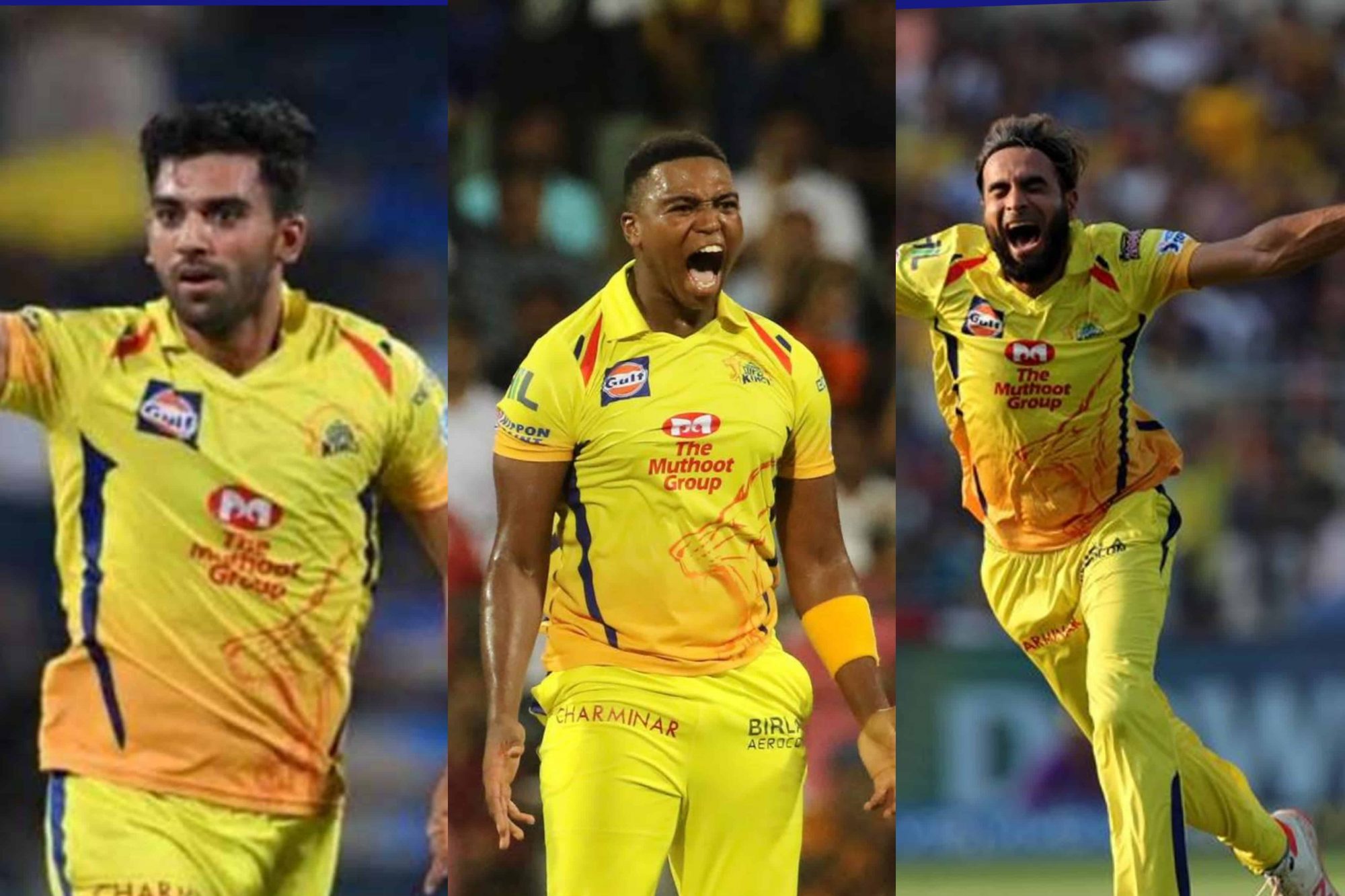 Deepak Chahar, Lungi Ngidi and Imran Tahir