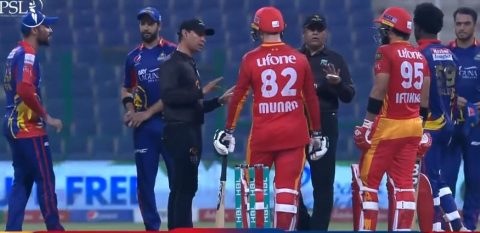 PSL 2021: Mohammad Amir And Iftikhar Ahmed Get Involved In A Heated Argument During KAR vs ISL