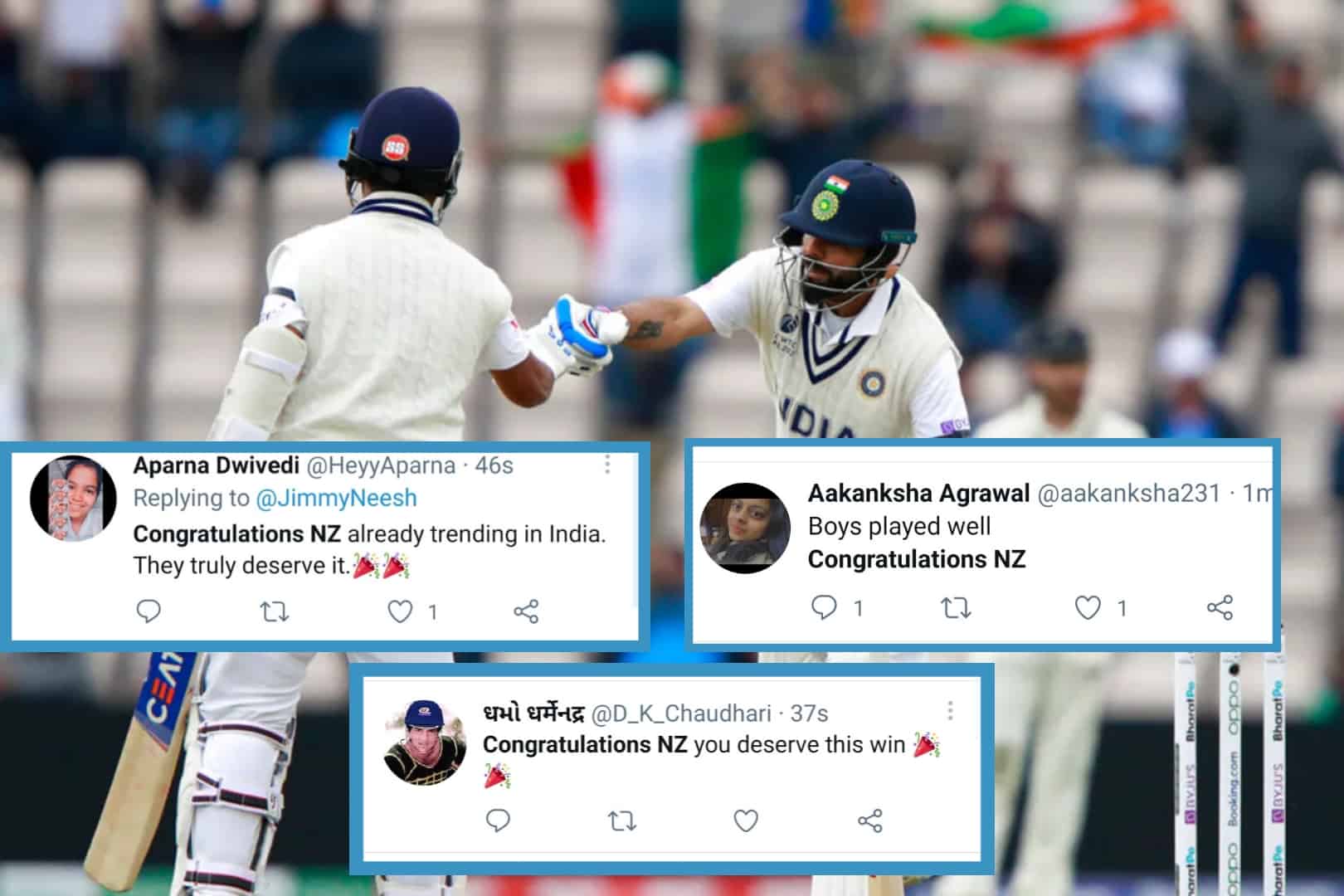 WTC Final: Twitter Users Started Trending "Congratulations New Zealand" Before Match Result