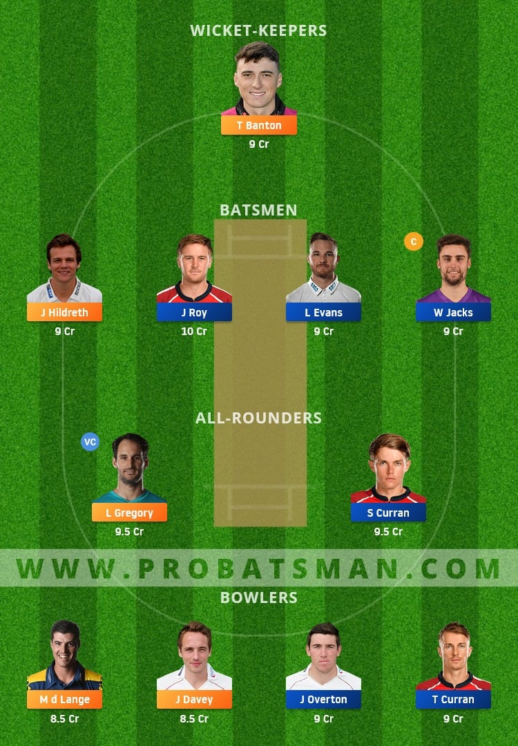 SOM vs SUR Dream11 Fantasy Team Prediction