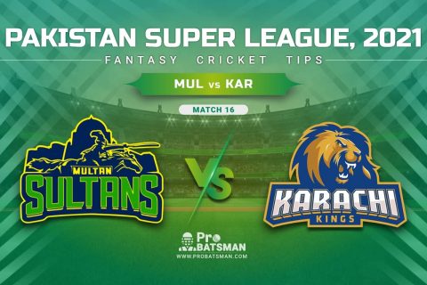 MUL vs KAR Dream11 Prediction, Fantasy Cricket Tips: Playing XI, Pitch Report & Player Record of Pakistan Super League (PSL) 2021 For Match 16