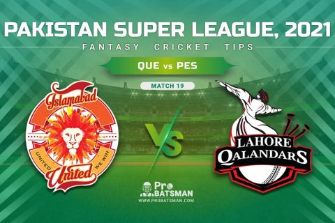 ISL vs LAH Dream11 Prediction, Fantasy Cricket Tips: Playing XI, Pitch Report & Player Record of Pakistan Super League (PSL) 2021 For Match 20