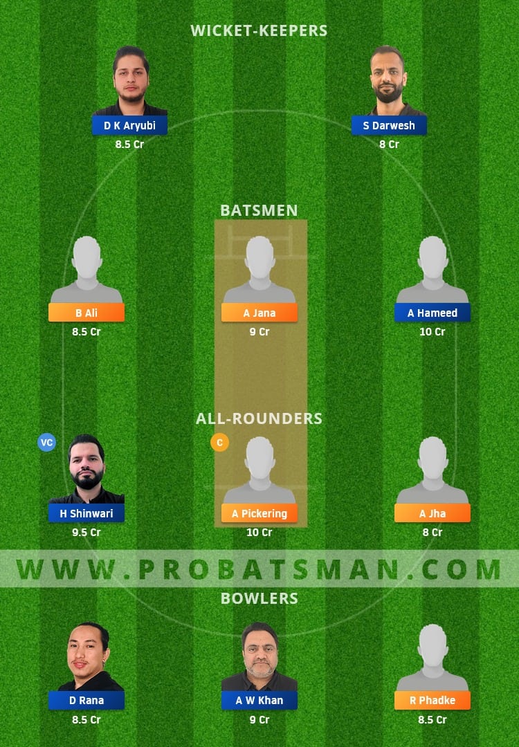 THCC vs SCE Dream11 Fantasy Team Prediction