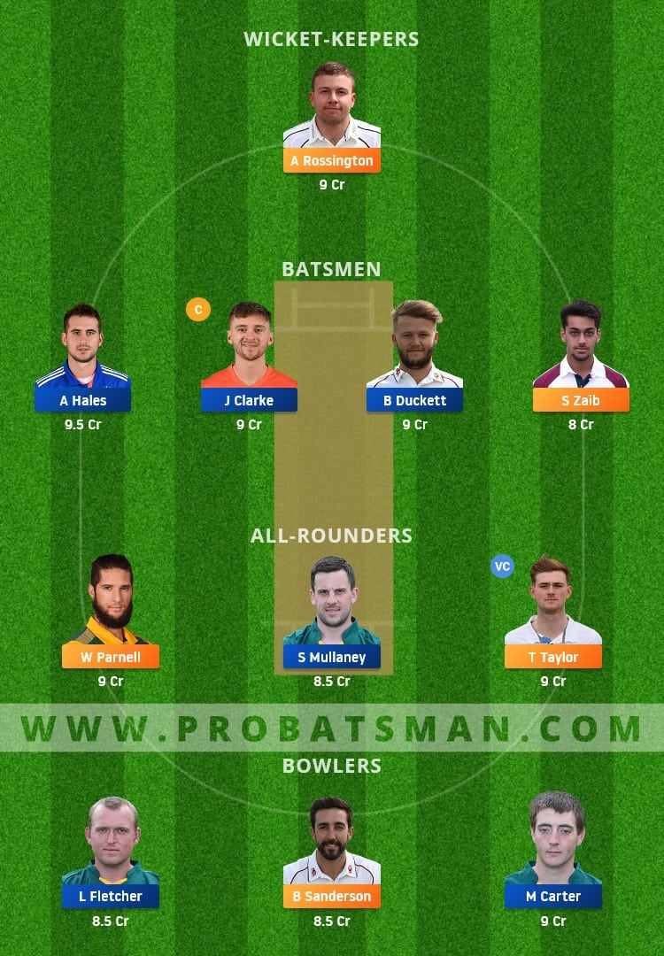 NOR vs NOT Dream11 Fantasy Team Prediction