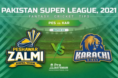PES vs KAR Dream11 Prediction, Fantasy Cricket Tips: Playing XI, Pitch Report & Player Record of Pakistan Super League (PSL) 2021 For Match 24