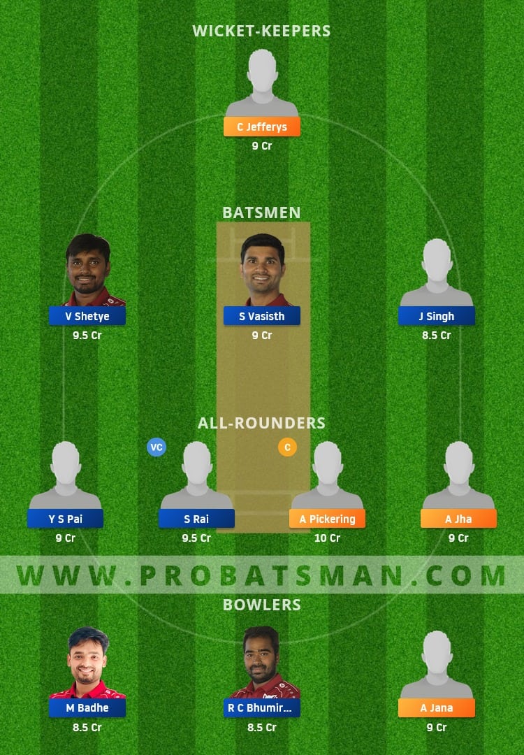 THCC vs VFB Dream11 Fantasy Team Prediction