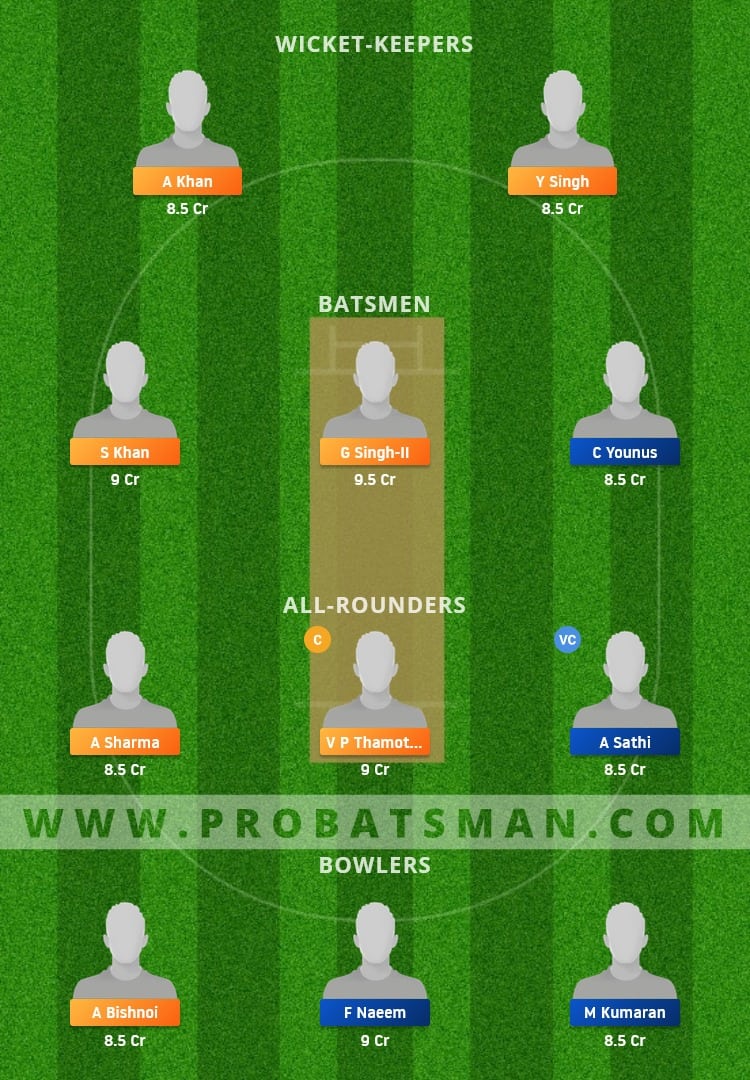 SKI vs MTD Dream11 Fantasy Team Prediction