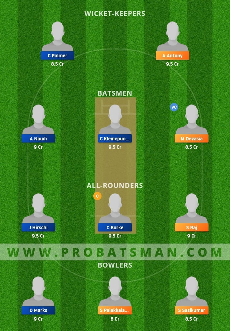 GOZ vs OVR Dream11 Fantasy Team Prediction