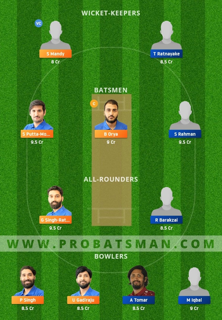 MTV vs SGH Dream11 Fantasy Team Prediction