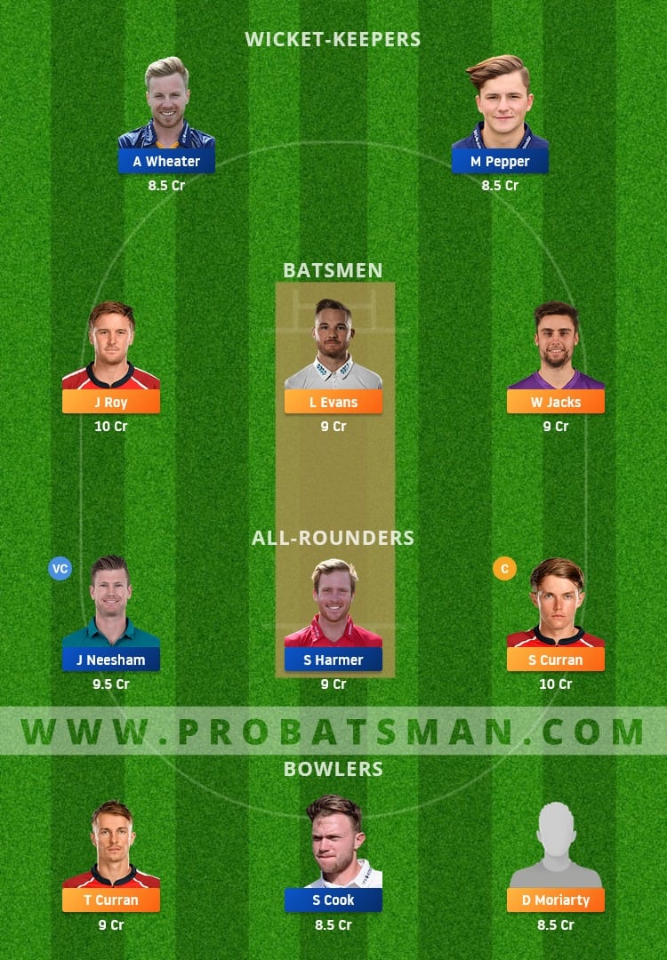SUR vs ESS Dream11 Fantasy Team Prediction