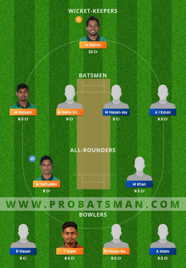 AL vs DOHS Dream11 Fantasy Team Prediction