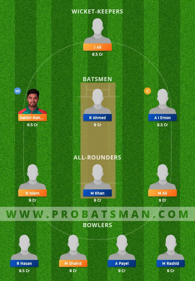 LOR vs DOHS Dream11 Fantasy Team Prediction