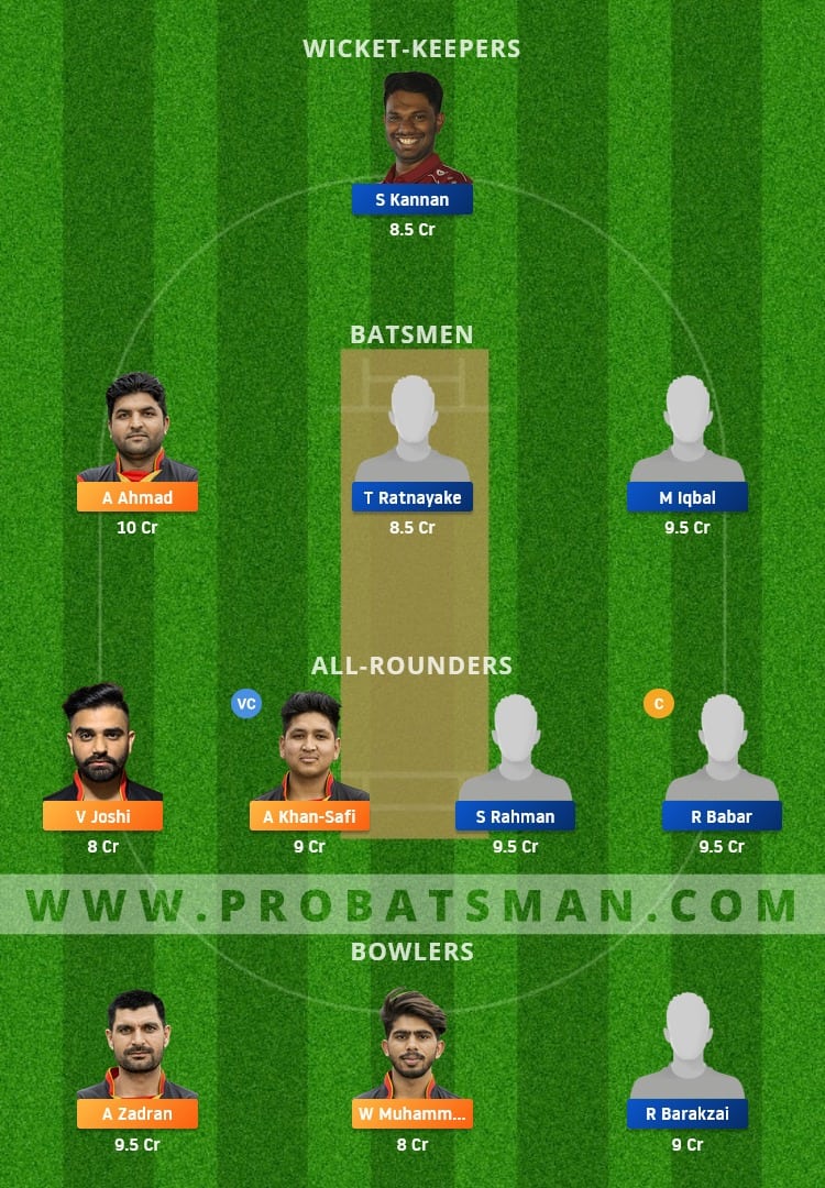 PSV vs SGH Dream11 Fantasy Team Prediction