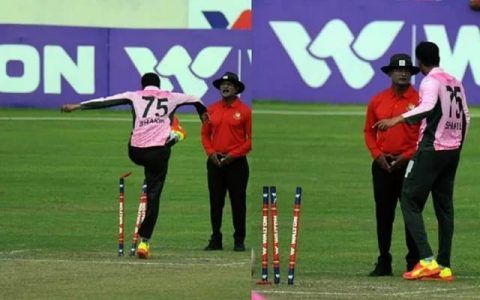 Watch Video: Shakib Al Hasan Rips Out Stumps While Arguing With Umpire In The Middle Of Dhaka T20 Match