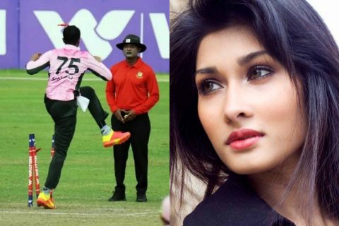 “Plot Against Shakib To Portray Him As The Villain” – Shakib Al Hasan’s Wife Reacts After Controversial On-Field Action