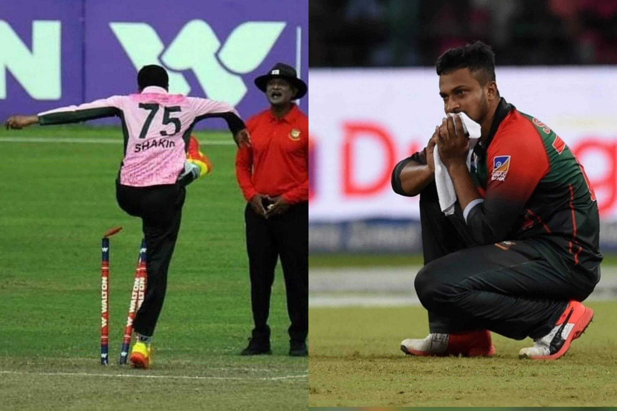 Shakib Al Hasan Punished For Misbehaving With Umpire During DPL - Report Shakib Al Hasan Punished For Misbehaving With Umpire During DPL