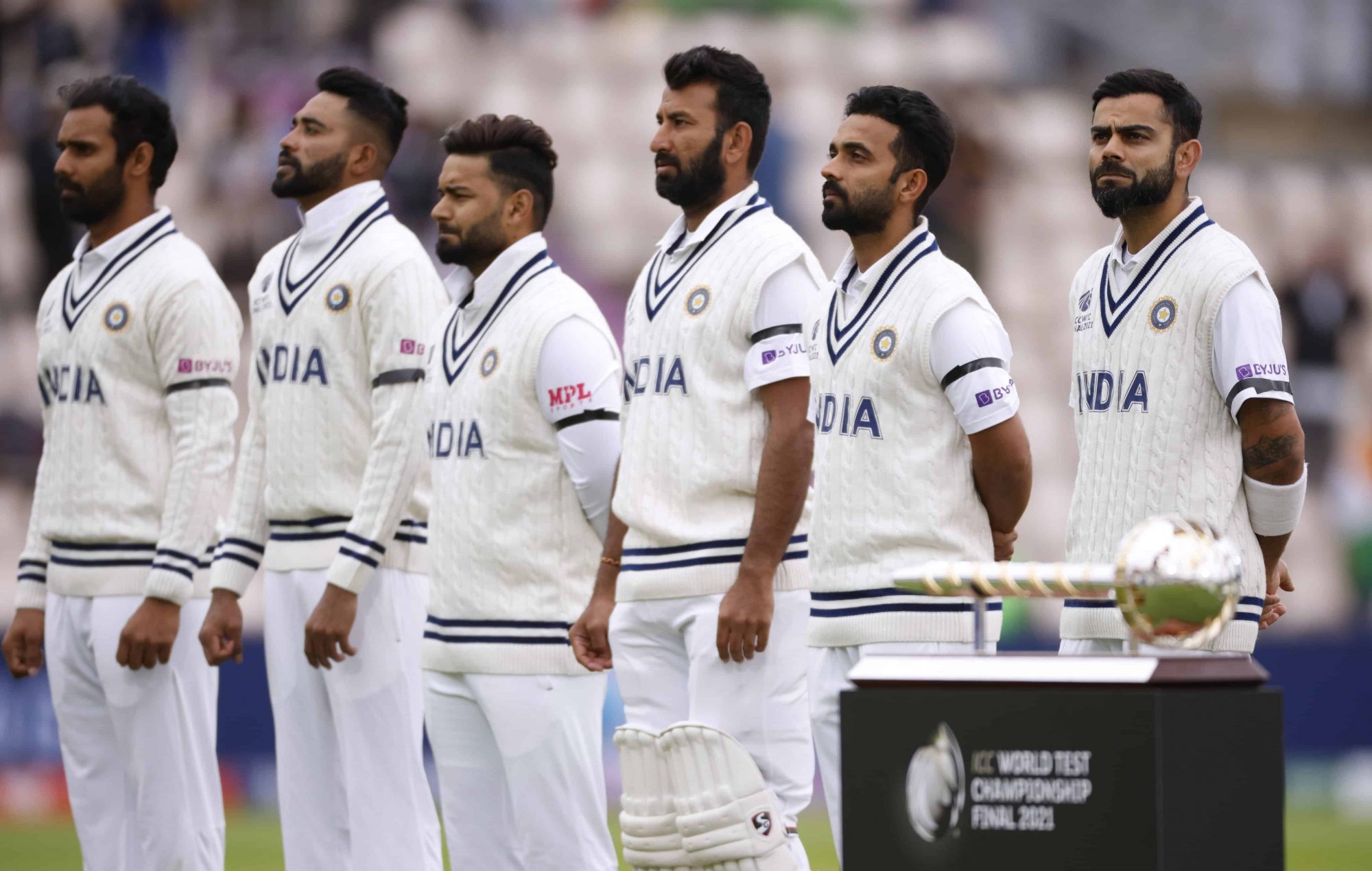 WTC Final: Why Are The Indian Team Players Wearing Black Armbands?